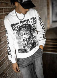 Love Over War "Headlines" Long Sleeve T-Shirt